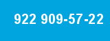 922 909-57-22 922 909-57-22